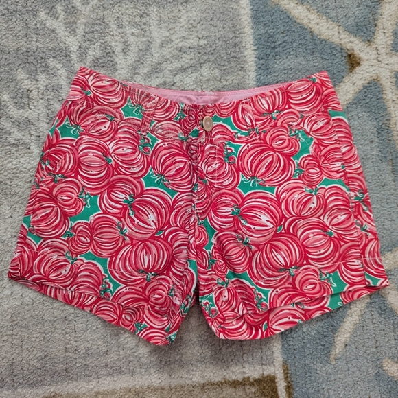 Lilly Pulitzer Pants - Lilly Pulitzer Punkin Chunkin Callahan Shorts Size 00 EUC